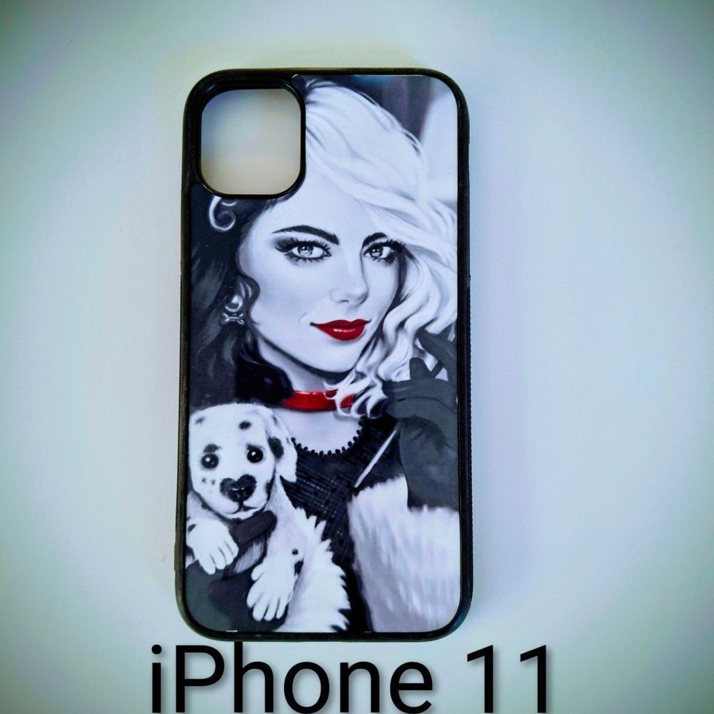 iPhone 11 Case With A Conseptual Young Cruella DeVille Character